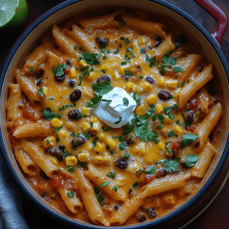In the realm of quick and satisfying meals, few dishes can rival the charm of Cheesy Taco Pasta Delight. This delightful combination marries the hearty comfort of pasta with the bold and zesty flavors of a classic taco, making it an irresistible option for any family dinner or busy weeknight meal. Imagine a steaming bowl of pasta adorned with a rich, cheesy sauce, infused with the vibrant spices of taco seasoning, and topped with fresh garnishes. It’s a culinary adventure that promises to transport your taste buds to a fiesta of flavors with every bite.