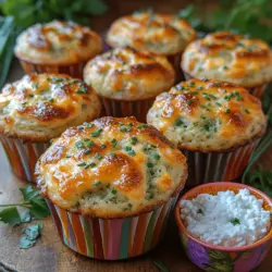Cottage cheese muffins are a delightful twist on traditional muffins, merging the creamy goodness of cottage cheese with savory herbs to create a nutritious snack or meal option. These unique muffins have gained popularity among health-conscious eaters and busy individuals looking for quick and easy meals. The combination of cottage cheese with fresh herbs not only enhances the flavor but also packs a nutritional punch, making them a perfect addition to any meal of the day.