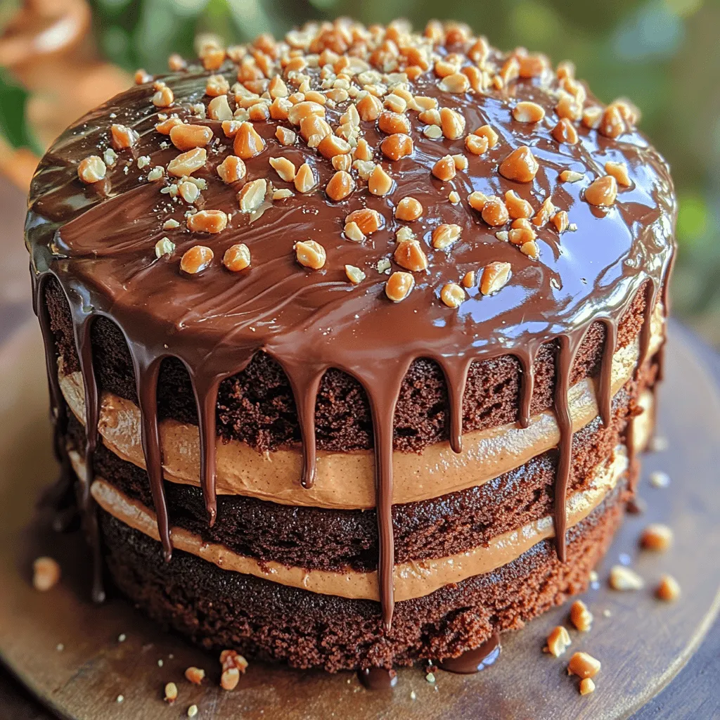 There’s something undeniably alluring about the combination of chocolate and peanut butter. The rich, velvety texture of chocolate paired with the creamy, nutty flavor of peanut butter creates a symphony of taste that many simply can't resist. This classic pairing has been a beloved favorite in the dessert world, inspiring countless treats from candies to cakes. Among these indulgent creations, the Decadent Chocolate Peanut Butter Dream Cake stands out as a show-stopping dessert that is sure to impress friends and family alike.