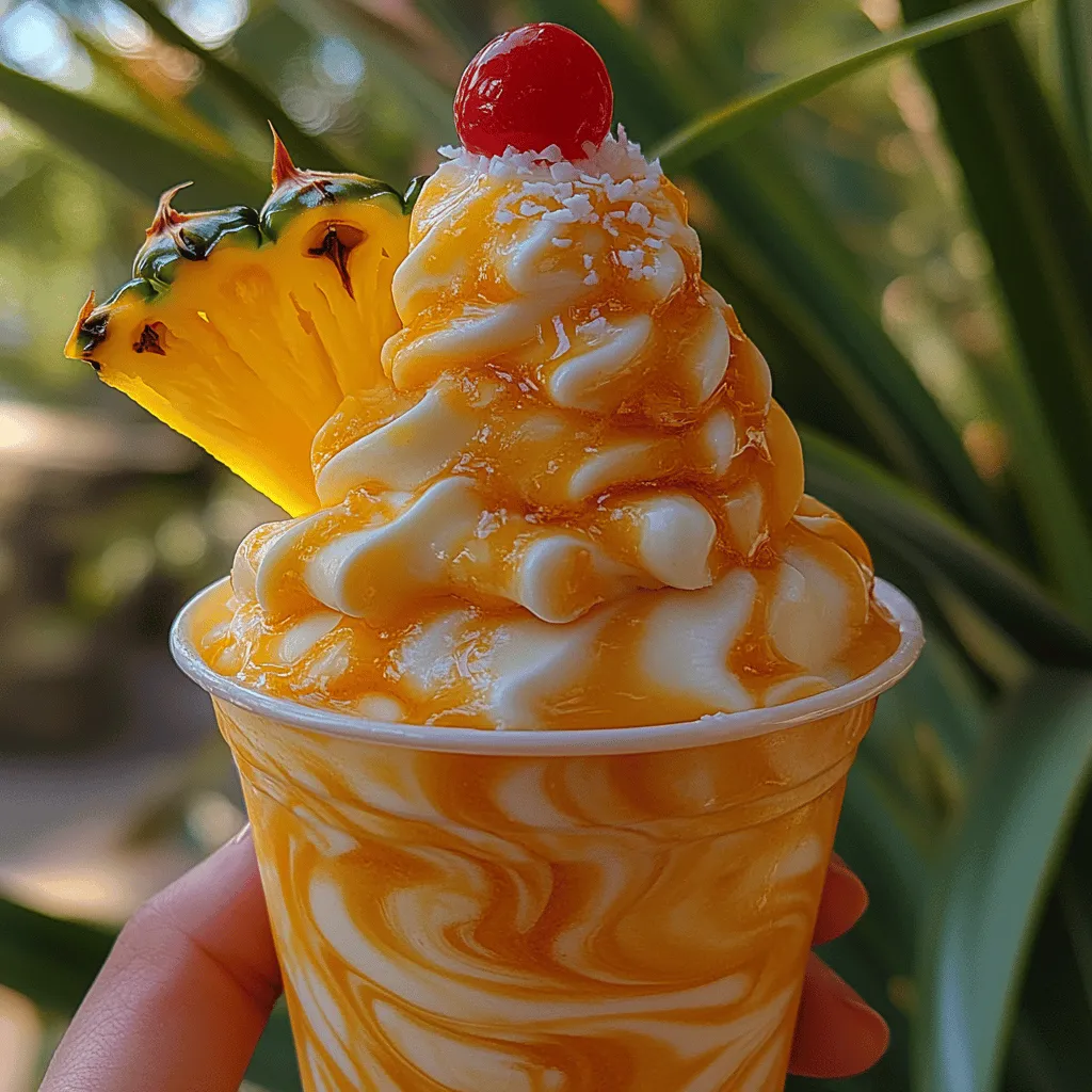 When summer rolls around, there’s nothing quite like a cool, refreshing treat to beat the heat. Enter the Tropical Dole Whip Delight—a heavenly concoction bursting with tropical flavors that transports you straight to a sun-soaked paradise with every spoonful. This creamy and delectable dessert, celebrated for its vibrant taste and smooth texture, is a favorite among those who seek a sweet escape from the ordinary. The allure of Dole Whip lies not only in its delightful flavor but also in its iconic status, particularly in tropical regions where it reigns supreme as a quintessential warm-weather indulgence.