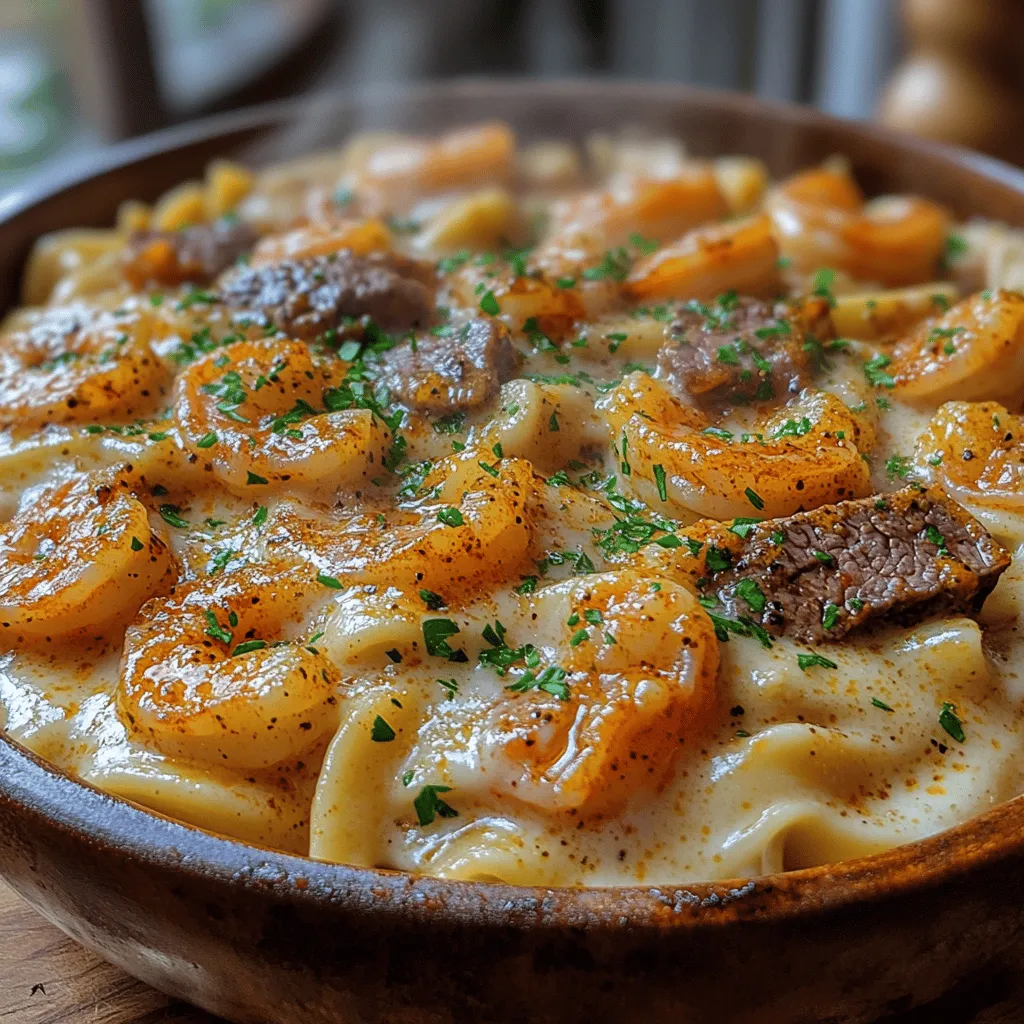 To create this indulgent dish, you will need a variety of ingredients that contribute to its unique flavor profile and texture. Here’s a detailed breakdown of the essential components: