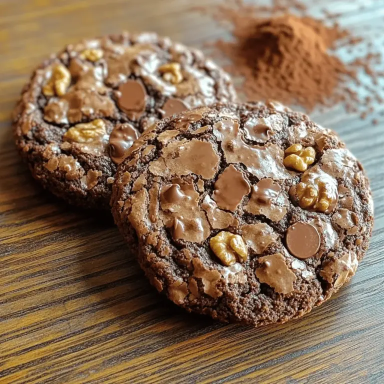 Brownies and cookies are two of the most beloved treats in the world of desserts. Each has its own set of fans and distinct characteristics, with brownies known for their rich, fudgy texture and cookies celebrated for their crisp edges and soft centers. But what if you could enjoy the best of both worlds? Enter chewy fudgy brownie cookies—a delightful hybrid that combines the intense chocolate flavor of brownies with the satisfying chewiness of cookies. This recipe is perfect for chocolate lovers seeking an indulgent treat that can be enjoyed on any occasion, from casual get-togethers to holiday celebrations.
