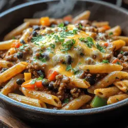 Cowboy Pasta is not just another pasta dish; it’s a culinary celebration that reflects the rich tapestry of American cuisine. This dish has its roots deeply embedded in the traditions of Tex-Mex cooking, drawing inspiration from the bold flavors and hearty ingredients typical of that region. The combination of pasta with classic cowboy fare—think beans, corn, and robust spices—creates a unique fusion that embodies the spirit of American comfort food.