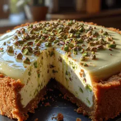 Cheesecake has long been a beloved dessert, adored for its rich, creamy texture and the versatility it offers in flavor combinations. From classic New York-style cheesecake to fruity variations, this dessert has earned its place in our hearts and on our dessert tables. However, today, we are taking a delightful detour into the world of nutty indulgence with a recipe that elevates the cheesecake experience to new heights: the Heavenly Pistachio Cheesecake.