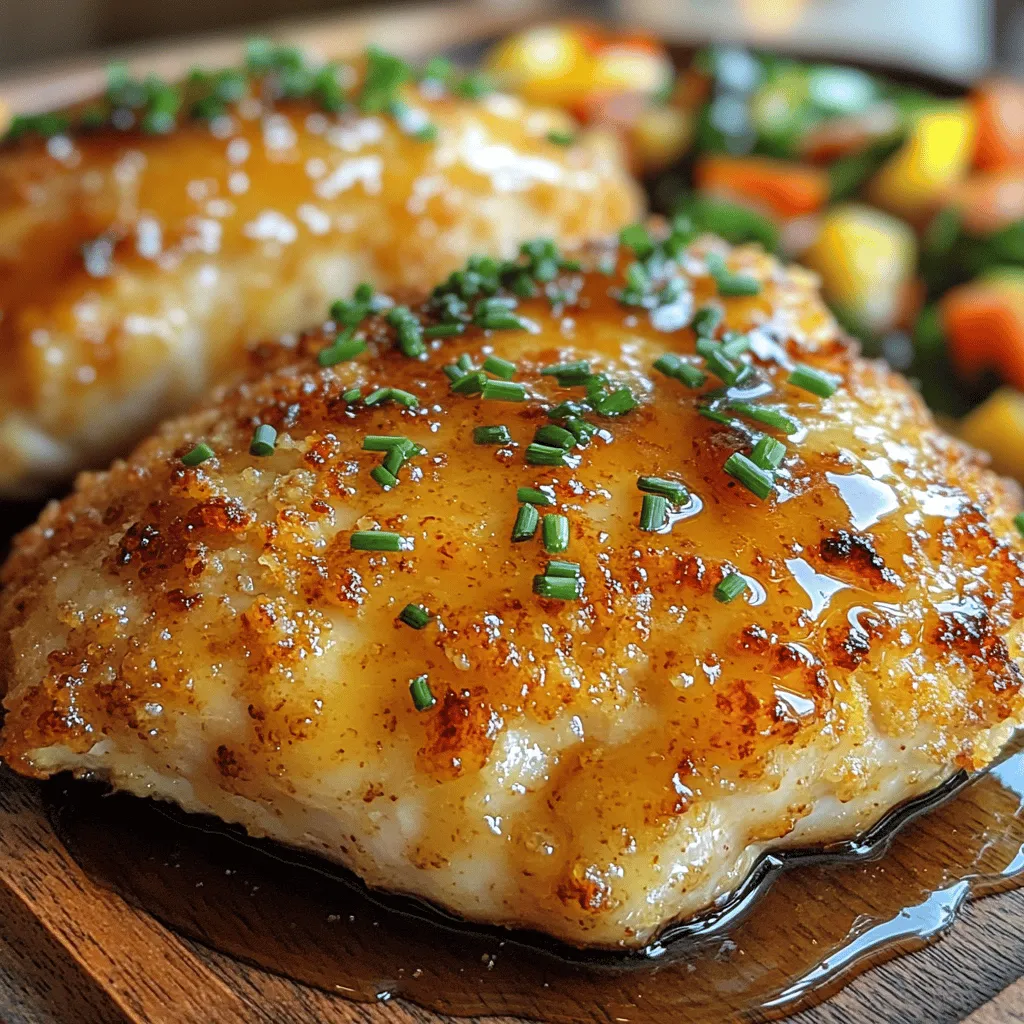 If you're searching for a delightful and satisfying dish to elevate your dinner game, look no further than Double Crunch Honey Garlic Chicken Breasts. This recipe combines the irresistible sweetness of honey with the savory depth of garlic, creating a flavor profile that is both comforting and exciting. What truly sets this dish apart is the double crunch; the use of panko breadcrumbs not only enhances the texture but also adds a delightful crispiness that contrasts beautifully with the juicy chicken breasts.