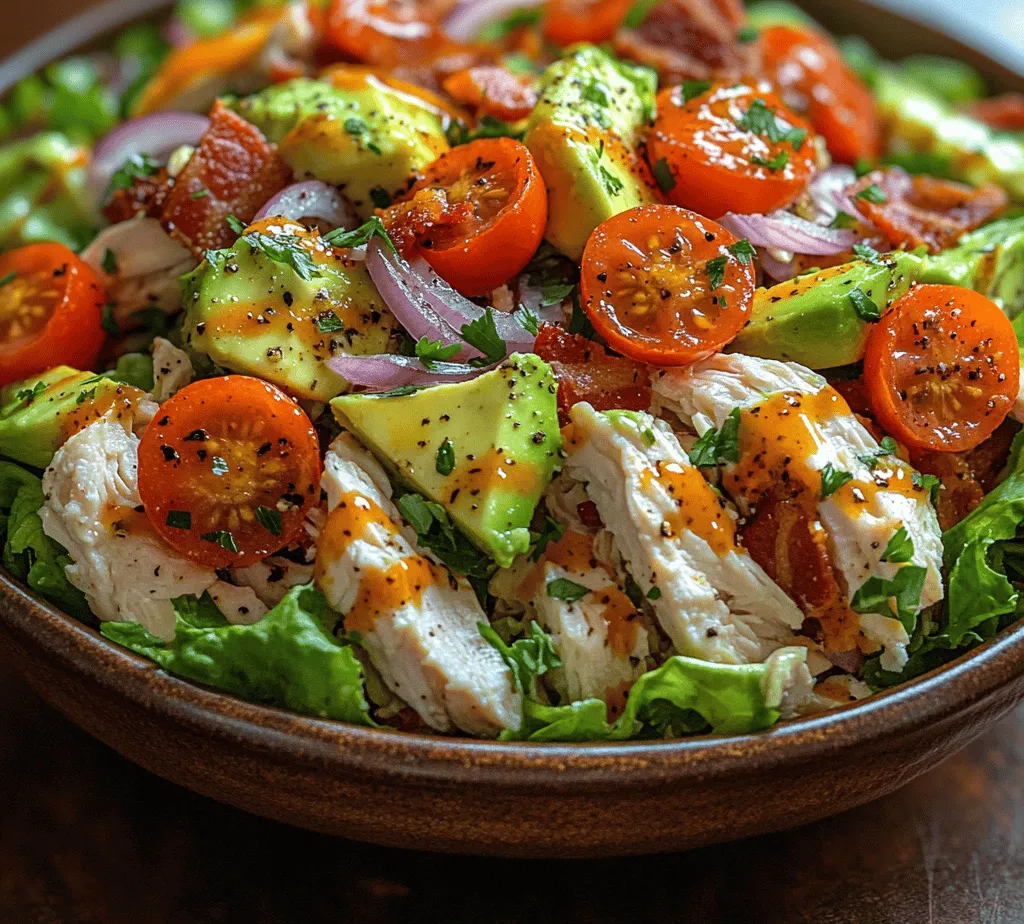 The magic of the BLT Chicken Salad Delight lies in its carefully selected ingredients. Each component plays a crucial role, not only in terms of flavor but also regarding nutritional value. Let’s dive into the essentials that make this salad a standout choice.