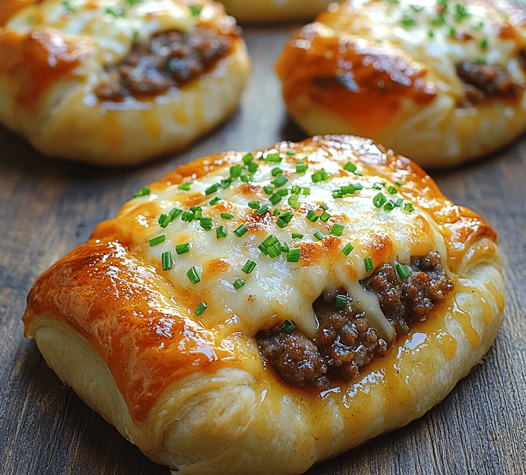 Breakfast is often hailed as the most important meal of the day, and for good reason. It sets the tone for your morning and can provide the energy needed to tackle whatever lies ahead. Among the myriad of breakfast options available, <strong>Savory Breakfast Sausage Crescent Rolls</strong> stand out as a favorite for many. These delightful pastry rolls combine the comforting flavors of sausage with the flaky, buttery goodness of crescent roll dough, creating a harmonious breakfast experience that is both satisfying and indulgent.” /></p>
</p>
<h3>Techniques for Sealing the Rolls Securely</h3>
</p>
<p>To ensure your savory breakfast sausage crescent rolls are perfectly sealed, begin by pressing the seams of the dough together firmly. This step is crucial in preventing any filling from leaking out during baking. Use your fingers to pinch the edges, making sure no gaps remain. For an extra secure closure, you can also use a fork to press down along the edges, creating a decorative yet functional seal.</p>
</p>
<h3>Importance of Tucking the Ends for a Neat Presentation</h3>
</p>
<p>Tucking the ends of each crescent roll under not only creates a polished look but also helps contain the filling. This small detail ensures that your rolls maintain their shape during baking and results in a more appealing presentation. To tuck the ends, gently fold them in towards the center of the roll after you’ve filled and rolled them up. This technique will also help to keep the delicious savory filling inside, contributing to the overall enjoyment of each bite.</p>
</p>
<h3>Egg Wash for Shine</h3>
</p>
<p>An egg wash is an essential finishing touch that elevates the appearance of your savory breakfast sausage crescent rolls. To prepare an egg wash, simply whisk together one egg with a tablespoon of water or milk. This mixture will give your rolls a beautiful, golden-brown sheen when baked.</p>
</p>
<h3>Role of the Egg Wash in Achieving a Golden Finish</h3>
</p>
<p>The egg wash serves multiple purposes. Not only does it provide a shiny finish that makes your rolls visually appealing, but it also helps to create a crispy texture on the outside. The proteins in the egg coagulate during baking, contributing to a delightful crunch. Applying the egg wash with a pastry brush just before baking ensures even coverage, resulting in a uniformly golden surface.</p>
</p>
<h3>Baking Instructions</h3>
</p>
<p>1. Preheat your oven to 375°F (190°C). This temperature provides the ideal environment for the dough to rise while crisping up nicely.</p>
<p>2. After you’ve assembled your crescent rolls and applied the egg wash, place them on a parchment-lined baking sheet, spacing them about two inches apart to allow for expansion.</p>
<p>3. Bake in the preheated oven for 12-15 minutes, or until they are golden brown and flaky. Keep an eye on them during the last few minutes of baking to prevent over-browning.</p>
</p>
<h3>Importance of Monitoring Baking Time for Perfect Results</h3>
</p>
<p>Baking time can vary depending on your oven and the size of the rolls. It’s crucial to monitor them closely as they approach the end of the baking time. If you notice they are browning too quickly, you can cover them loosely with aluminum foil to prevent burning while allowing the insides to fully cook. Properly baked crescent rolls should be crispy on the outside and soft on the inside, creating a delightful contrast in textures.</p>
</p>
<h3>Garnishing and Serving</h3>
</p>
<p>Once your savory breakfast sausage crescent rolls have cooled slightly, it’s time to garnish and serve. Consider sprinkling fresh herbs, such as chopped parsley or chives, on top for a pop of color and added flavor. This not only enhances the visual appeal but also adds a fresh taste that complements the savory filling.</p>
</p>
<h4>Ideas for Garnishing with Fresh Herbs</h4>
</p>
<p>– <strong>Chopped Parsley</strong>: Adds a bright, fresh flavor.</p>
<p>– <strong>Chives</strong>: Provide a mild onion taste that pairs well with the sausage.</p>
<p>– <strong>Thyme or Rosemary</strong>: For an earthy aroma, consider using finely chopped thyme or rosemary.</p>
</p>
<h3>Best Practices for Serving Warm</h3>
</p>
<p>Savory breakfast sausage crescent rolls are best served warm, right out of the oven. To keep them warm while you prepare other dishes, place them on a serving platter covered with a clean kitchen towel. This will help retain heat and moisture. If you have leftovers, reheat them in the oven at a low temperature (around 300°F or 150°C) for about 10 minutes to regain their flaky texture.</p>
</p>
<h3>Serving Suggestions and Pairings</h3>
</p>
<p>Savory breakfast sausage crescent rolls are versatile and can be served on various occasions. Here are some ideal situations and pairings:</p>
</p>
<p>– <strong>Ideal Occasions for Serving</strong>: These rolls are perfect for brunch gatherings, holiday breakfasts, or even casual weekday mornings. They can also be a hit at potlucks or as a game-day snack.</p>
</p>
<p>– <strong>Suggested Beverages That Complement the Dish</strong>: Pair these delicious rolls with a hot cup of coffee or a refreshing glass of orange juice. The citrusy notes of the juice balance the savory richness of the rolls, while coffee adds a comforting touch.</p>
</p>
<p>– <strong>Ideas for Side Dishes That Can Be Paired with the Rolls</strong>: Complement your crescent rolls with a light fruit salad, a side of scrambled eggs, or a simple green salad. Each of these options adds a refreshing contrast to the rich flavors of the sausage rolls.</p>
</p>
<h3>Nutritional Insights</h3>
</p>
<p>Understanding the nutritional value of your savory breakfast sausage crescent rolls can help you make informed choices. Here’s a breakdown:</p>
</p>
<p>– <strong>Overview of the Nutritional Value of the Dish</strong>: A serving of these rolls typically contains protein from the sausage, carbohydrates from the crescent dough, and fats from both the sausage and any added cheese. While indulgent, they can be enjoyed as part of a balanced diet.</p>
</p>
<p>– <strong>Discussion on How to Make the Recipe Healthier</strong>: To lighten up the dish, consider using lean turkey sausage or chicken sausage as a lower-fat alternative. You can also opt for reduced-fat crescent roll dough or even make your own with whole wheat flour for added fiber.</p>
</p>
<p>– <strong>Considerations for Dietary Restrictions</strong>: If you need to accommodate gluten-free diets, substitute regular crescent dough with a gluten-free version. For vegetarians, consider using plant-based sausage crumbles or a mix of sautéed vegetables and cheese as the filling.</p>
</p>
<h3>Exploring Variations of the Recipe</h3>
</p>
<p>One of the best parts about cooking is the ability to adapt recipes to suit your taste. Here are some variations to explore with your savory breakfast sausage crescent rolls:</p>
</p>
<p>– <strong>Suggestions for Ingredient Swaps</strong>: Experiment with different meats like ham or bacon, or incorporate different cheeses such as cheddar, pepper jack, or feta for unique flavor profiles.</p>
</p>
<p>– <strong>Creative Twists on the Traditional Recipe</strong>: Add herbs such as Italian seasoning or a pinch of red pepper flakes to the sausage mixture for a spicy kick that elevates the overall flavor.</p>
</p>
<p>– <strong>Seasonal Variations</strong>: Depending on the time of year, consider incorporating seasonal ingredients. For example, adding sautéed spinach and sun-dried tomatoes in the spring or roasted butternut squash in the fall can provide delicious seasonal flair.</p>
</p>
<h3>Conclusion</h3>
</p>
<p>Savory breakfast sausage crescent rolls are a delightful addition to any breakfast table, offering a perfect blend of flaky pastry and hearty filling. With their appealing presentation and delicious flavor, they are sure to impress family and friends alike. By following the detailed instructions and tips provided, you’ll be able to create these rolls at home, bringing warmth and comfort to your breakfast experience.</p>
</p>
<p>Don’t hesitate to try making this recipe; the joy of sharing homemade food is one of life’s simplest pleasures. Your loved ones will appreciate the effort and flavor, and you might just find that this dish becomes a staple in your breakfast rotation. Enjoy the process of cooking, experimenting, and, most importantly, sharing delicious meals with those you care about.</p>
</div>