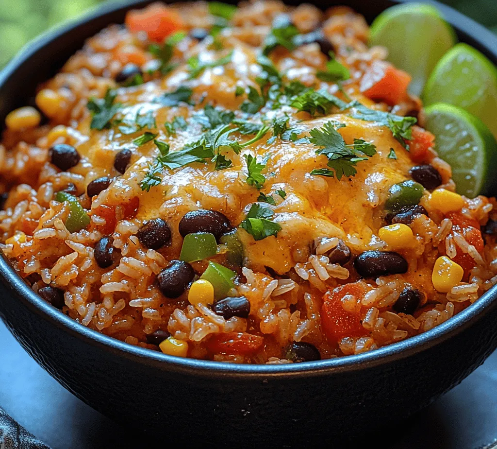 Welcome to the world of vibrant flavors with the Sizzling Southwest One Pot Rice Casserole. This delightful dish captures the essence of Southwestern cuisine, bringing together a medley of ingredients that not only tantalize the taste buds but also nourish the body. For busy families, meal prep enthusiasts, or anyone seeking a hearty vegetarian option, this casserole is a lifesaver. It combines convenience with nutrition, making it an ideal choice for weeknight dinners or casual gatherings with friends.