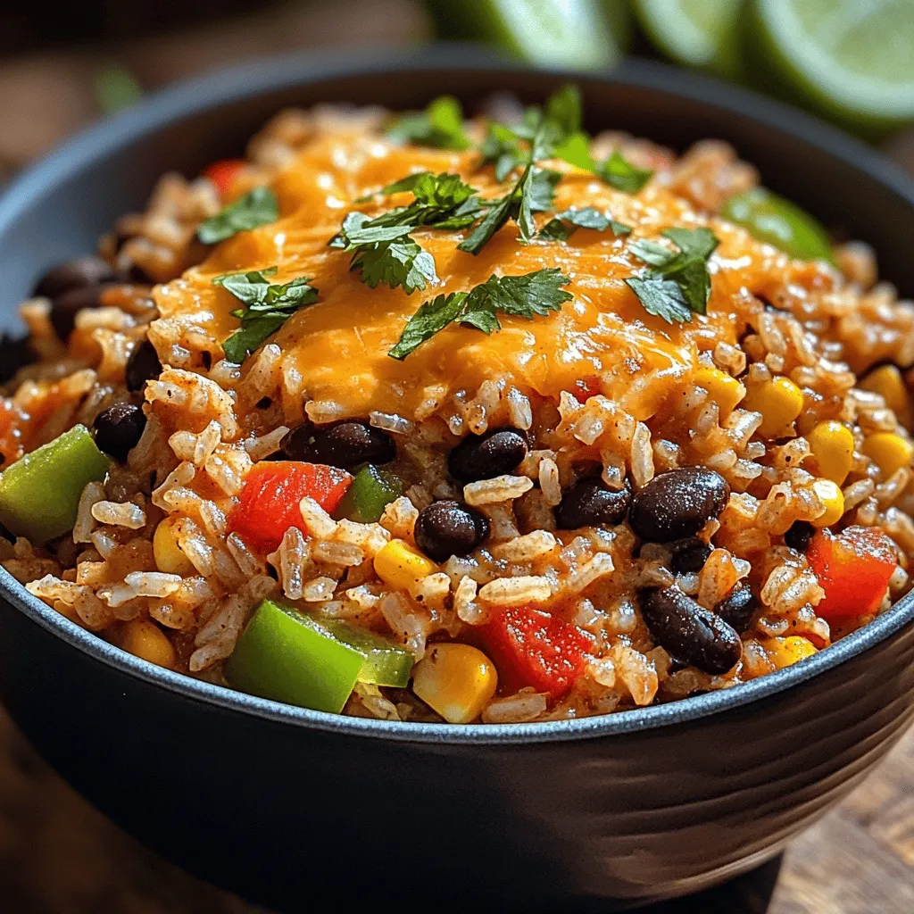 Welcome to the world of vibrant flavors with the Sizzling Southwest One Pot Rice Casserole. This delightful dish captures the essence of Southwestern cuisine, bringing together a medley of ingredients that not only tantalize the taste buds but also nourish the body. For busy families, meal prep enthusiasts, or anyone seeking a hearty vegetarian option, this casserole is a lifesaver. It combines convenience with nutrition, making it an ideal choice for weeknight dinners or casual gatherings with friends.