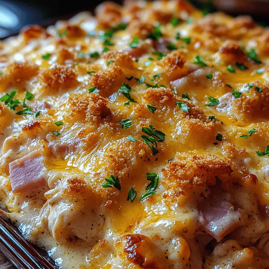 To create a truly memorable Cheesy Chicken Cordon Bleu Casserole, it is essential to understand the role of each ingredient. Let’s take a closer look at the core components that make this dish so scrumptious.