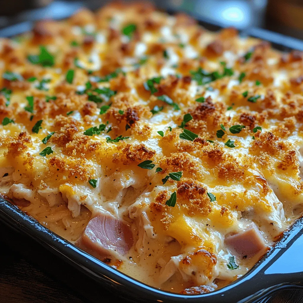 To create a truly memorable Cheesy Chicken Cordon Bleu Casserole, it is essential to understand the role of each ingredient. Let’s take a closer look at the core components that make this dish so scrumptious.
