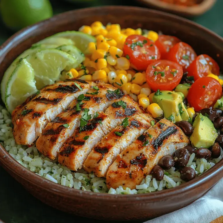 To create the perfect Baja Bliss Chicken Bowl, it's essential to understand the ingredients that will contribute to its vibrant flavor profile. Each component plays a vital role in the overall dish, from the marinated chicken to the zesty rice and delectable toppings. Let's break down these elements for a clearer picture of what makes this meal so special.