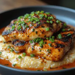 Cajun cuisine is a vibrant tapestry of flavors and traditions that emerged from the rich cultural melange of Louisiana, shaped by French, African, Spanish, and Native American influences. Known for its bold spices and hearty ingredients, Cajun cooking has become a hallmark of Southern gastronomy, celebrated not just for its taste but also for its ability to bring people together around the dinner table. One dish that encapsulates this spirit of comfort and excitement is Spicy Cajun Chicken paired with Creamy Cheesy Grits. This delightful meal is a perfect representation of Cajun culinary traditions, combining the heat of spicy chicken with the soothing texture of creamy, cheesy grits.