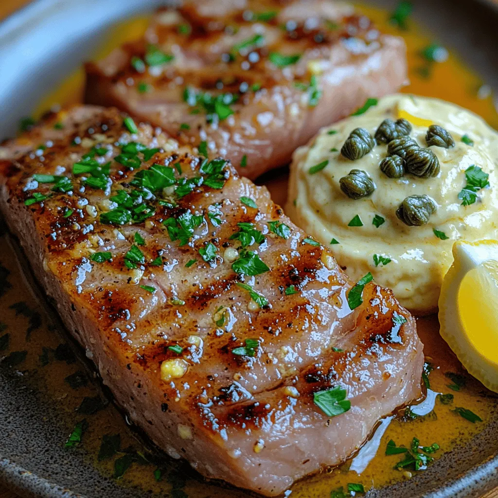 To achieve a restaurant-quality garlic aioli tuna steak, proper preparation of the tuna is essential. The first step is drying and seasoning the tuna steaks, which greatly influences the final flavor and texture of the dish. Start by patting the tuna steaks dry with paper towels. This step is crucial because excess moisture can hinder the searing process and prevent the development of that coveted crust. Once dried, sprinkle a generous pinch of salt and freshly ground black pepper over both sides. This seasoning not only enhances the natural flavor of the tuna but also helps to create a beautiful crust when cooked.
