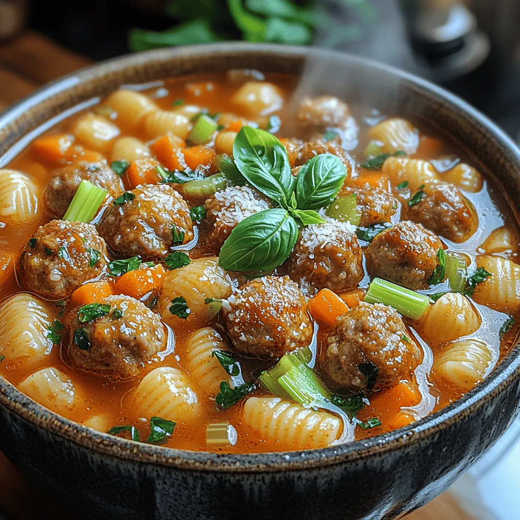 Italian cuisine has a unique way of bringing people together, often serving as the centerpiece for family gatherings and cozy dinners. With its emphasis on fresh ingredients, aromatic herbs, and time-honored cooking techniques, it creates dishes that are both simple and extraordinary. The Cozy Italian Meatball Soup exemplifies this culinary ethos, combining the comforting elements of a savory soup with the flavor-packed goodness of homemade meatballs.