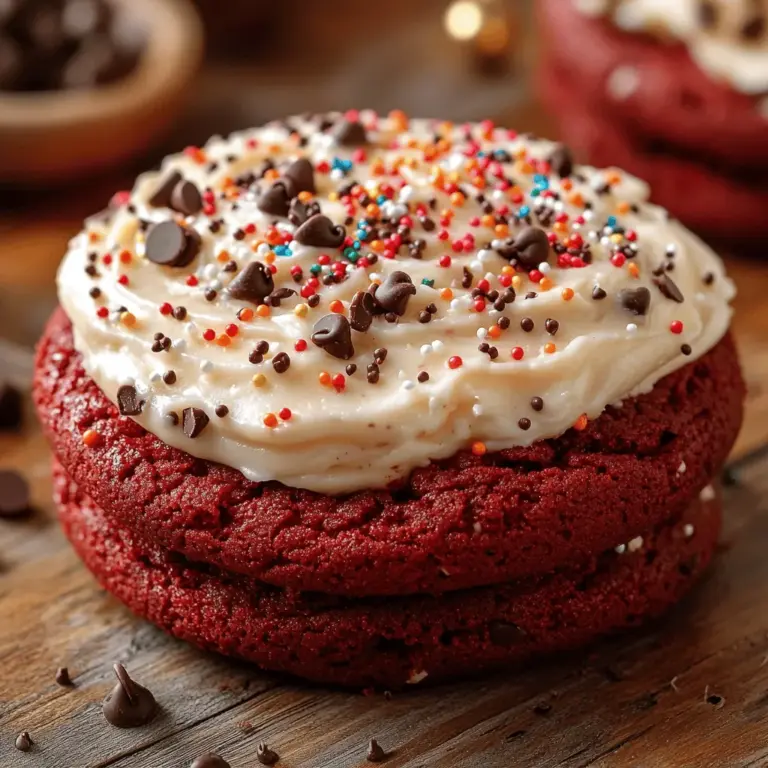 In the world of desserts, few flavors are as iconic and beloved as red velvet. This rich and alluring flavor, often associated with celebrations and special occasions, has taken the culinary scene by storm. From traditional cakes to cupcakes, and even whoopie pies, red velvet has proven itself to be incredibly versatile. Enter the red velvet cookie cake—a delightful fusion of the soft, chewy texture of cookies and the moist, fluffy nature of cake. This innovative dessert not only satisfies your sweet tooth but also brings a playful twist to gatherings and celebrations.