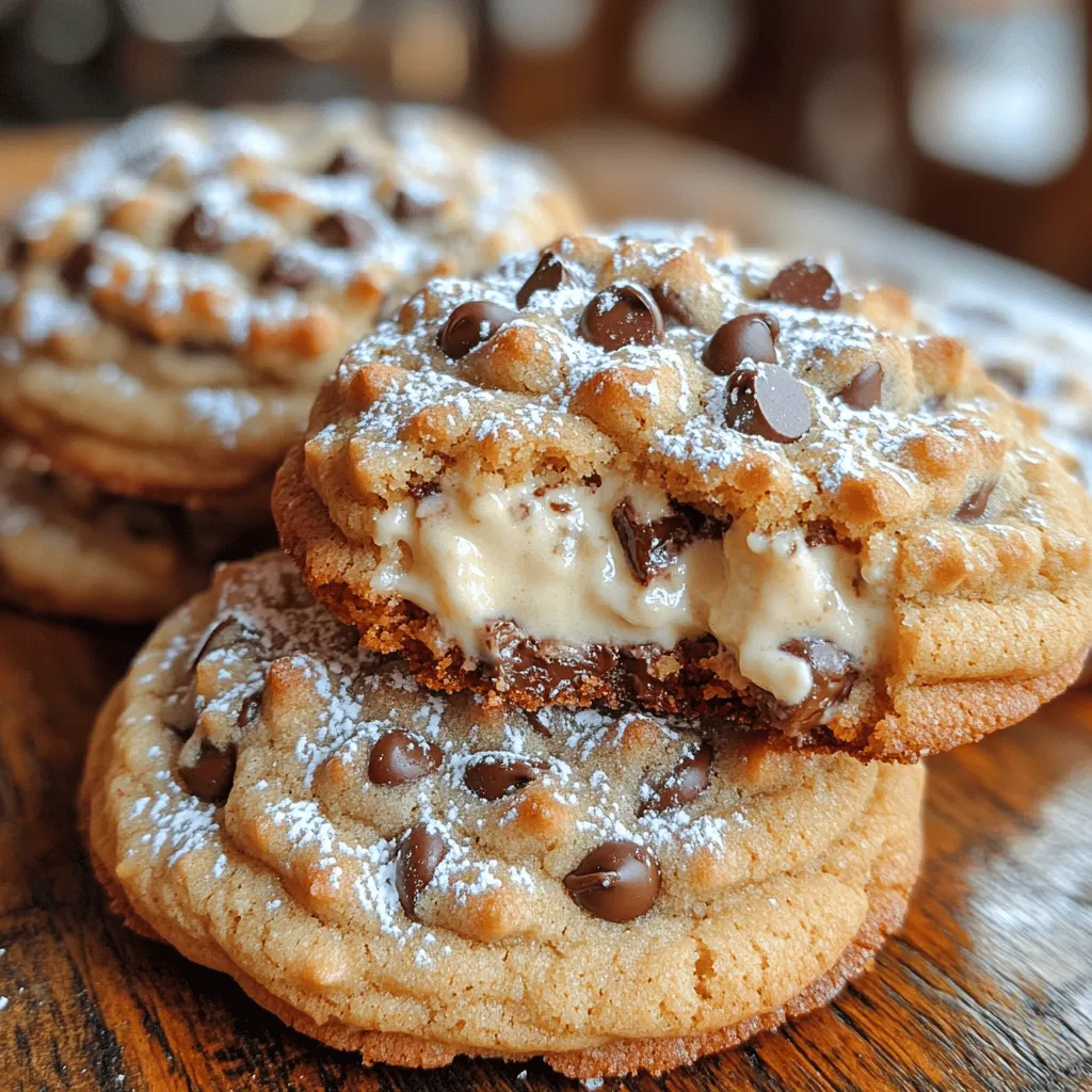 There's something irresistibly enticing about desserts that combine beloved flavors and textures in unexpected ways. Enter the world of hybrid desserts, where culinary creativity knows no bounds. Among the most decadent of these creations are Cheesecake Stuffed Chocolate Chip Cookies—a delightful fusion that takes two classic favorites and elevates them to new heights. Imagine biting into a warm, gooey chocolate chip cookie only to discover a creamy, rich cheesecake filling nestled within. This sensational combination is a treat for the senses, merging the comforting familiarity of chocolate chip cookies with the indulgent creaminess of cheesecake.