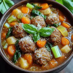 In today’s fast-paced world, where every minute counts, slow-cooked meals have become increasingly popular. The beauty of using a crockpot lies in its ability to transform simple ingredients into a rich, satisfying dish with minimal effort. With just a few moments of preparation, you can set your crockpot to work, allowing the ingredients to meld together over hours, creating a depth of flavor that is simply unmatched. The Hearty Crockpot Italian Meatball Soup is no exception and is an ideal choice for families and individuals looking to save time without sacrificing taste.