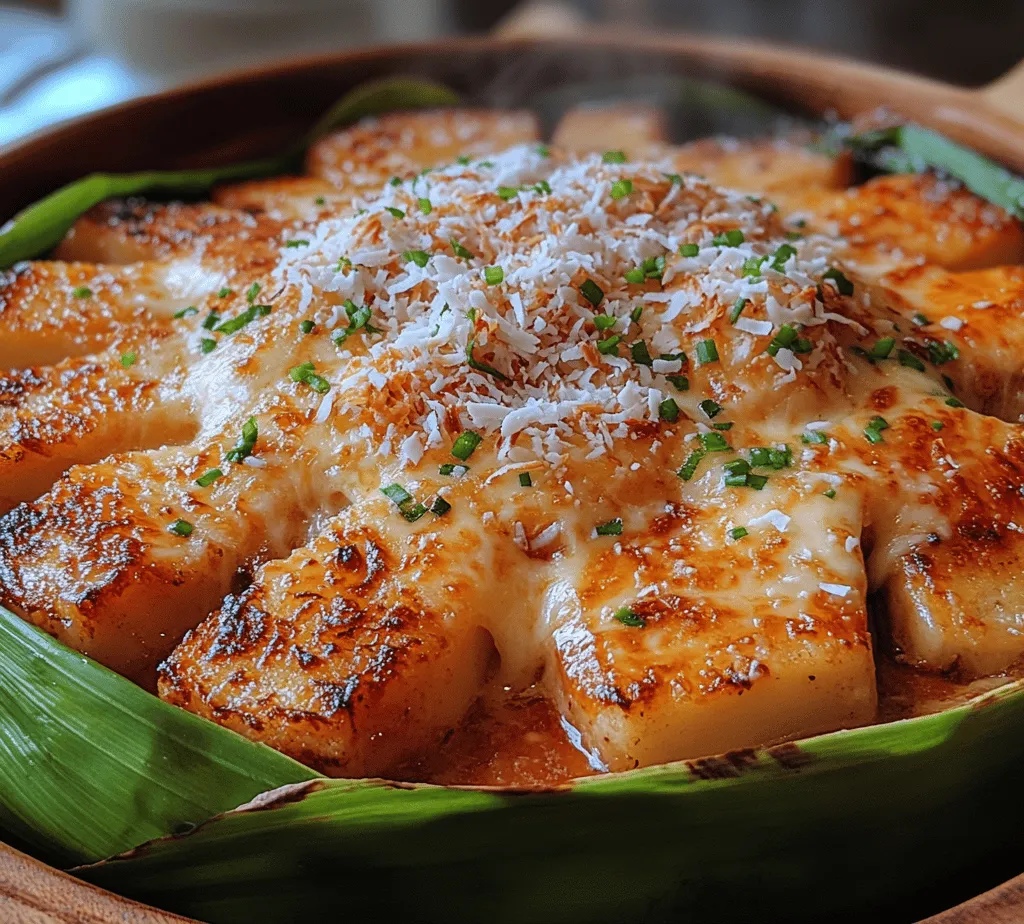 Bibingka is a beloved traditional Filipino delicacy that has captured the hearts and palates of many. This delightful rice cake, often enjoyed warm and topped with a variety of ingredients, is a staple during festive occasions, particularly Christmas. The unique flavors and textures of coconut bibingka set it apart from other rice cakes, making it a standout dish that embodies the spirit of Filipino celebrations. With its soft and fluffy texture, complemented by the rich depth of coconut, bibingka draws in those who are fortunate enough to taste it.