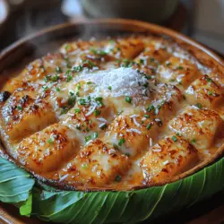 Bibingka is a beloved traditional Filipino delicacy that has captured the hearts and palates of many. This delightful rice cake, often enjoyed warm and topped with a variety of ingredients, is a staple during festive occasions, particularly Christmas. The unique flavors and textures of coconut bibingka set it apart from other rice cakes, making it a standout dish that embodies the spirit of Filipino celebrations. With its soft and fluffy texture, complemented by the rich depth of coconut, bibingka draws in those who are fortunate enough to taste it.