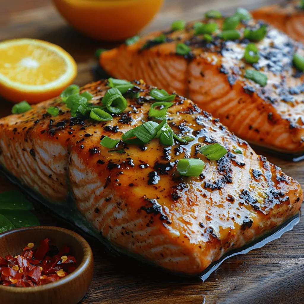 Soy sauce is a foundational ingredient in many marinades, particularly in Asian cuisine. Its rich, umami flavor not only enhances the overall taste of the dish but also acts as a tenderizer for the fish. The sodium content in soy sauce helps to break down the proteins in salmon, making it more succulent and flavorful. When choosing soy sauce for your marinade, consider opting for low-sodium versions if you want to control salt levels while still enjoying that signature depth of flavor.
