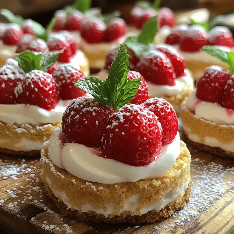 To create these delicious Mini Strawberry Shortcake Bites, you need to familiarize yourself with a few essential ingredients, each contributing to the overall flavor and texture of the dessert. Here’s a breakdown of what you’ll need and the role each ingredient plays in this delightful recipe: