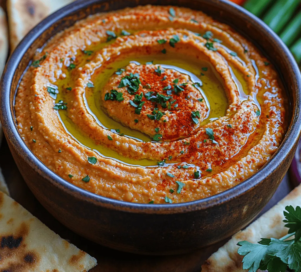In our fast-paced world, the significance of healthy snacking has become increasingly apparent. With the allure of convenience often overshadowing nutritional value, it’s crucial to seek out delicious and wholesome options that can satisfy our cravings without compromising our health. One such option that stands out is the Creamy Roasted Red Pepper Hummus Delight—a vibrant and flavorful dip that not only tantalizes the taste buds but is also incredibly easy to prepare. This article will walk you through the process of making this delightful hummus, highlighting the benefits of its ingredients, variations to explore, serving suggestions, and much more.