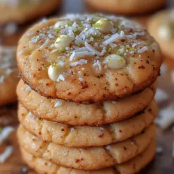 Welcome to a delightful journey through the sun-kissed flavors of the tropics with our Tropical Bliss: Key Lime Coconut White Chocolate Chip Cookies. This unique cookie recipe is inspired by the refreshing and vibrant essence of tropical ingredients, specifically key limes and coconut. The combination of zesty key lime juice, rich and creamy white chocolate chips, and the chewy texture of shredded coconut creates a cookie that is not only delicious but also reminiscent of tropical getaways.