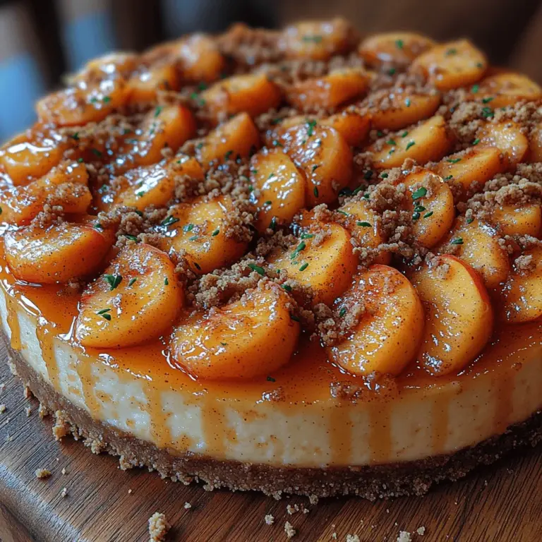 Cheesecake has long been celebrated as a delightful dessert, renowned for its rich, creamy texture and decadent flavor. From classic New York-style to more adventurous options like chocolate and fruit-infused varieties, cheesecake remains a favorite among dessert lovers. But this time, we’re taking a beloved classic and giving it a delightful twist that is sure to tantalize your taste buds: Peach Cobbler Cheesecake.