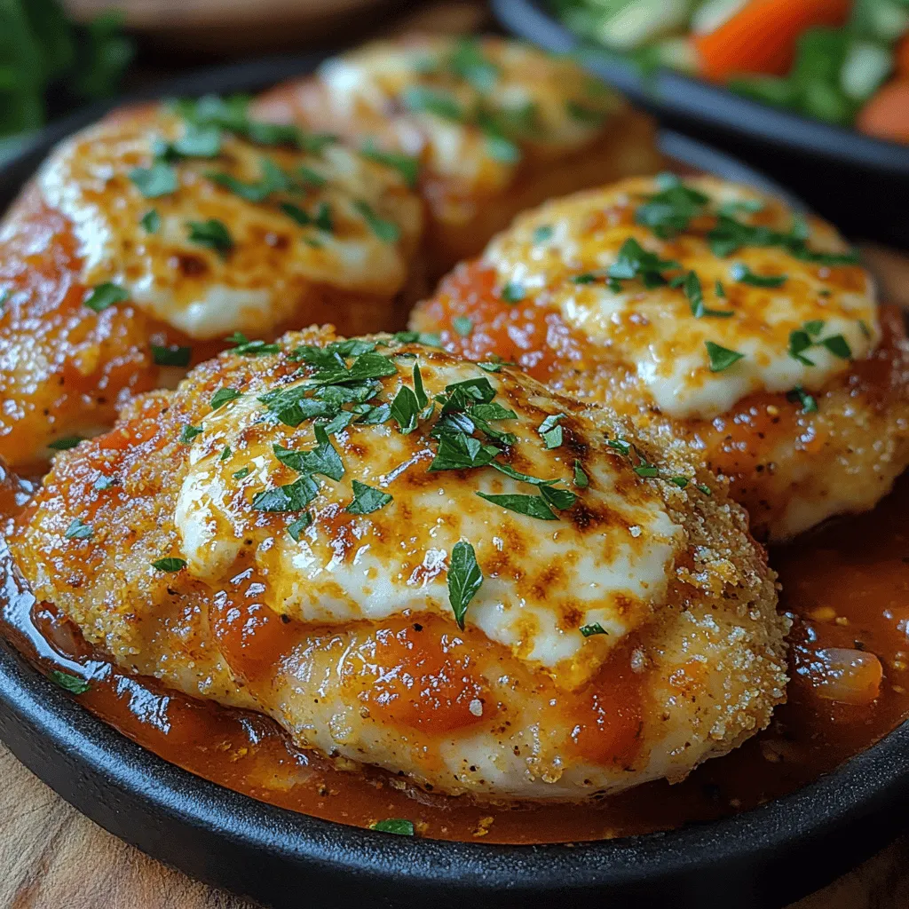 Parmesan Crusted Chicken Delight is an irresistible dish that perfectly balances comfort and flavor. This baked chicken recipe is not only simple to prepare, but it also brings a touch of gourmet flair to your table, making it an ideal choice for family dinners and gatherings. The combination of crispy, cheesy crust atop tender chicken breasts delivers a satisfying experience that appeals to both adults and children alike.