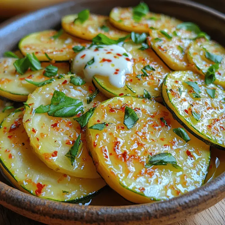 As summer rolls in, gardens and farmers' markets overflow with fresh vegetables, and one star ingredient stands out: zucchini. This vibrant vegetable is not only visually appealing but also incredibly versatile. Whether you’re a seasoned chef or a novice in the kitchen, zucchini offers a mild flavor that complements an array of dishes. Among the many ways to enjoy this delightful vegetable, the Sassy Sautéed Zucchini Delight stands out as a quick, nutritious, and fabulous addition to any meal.