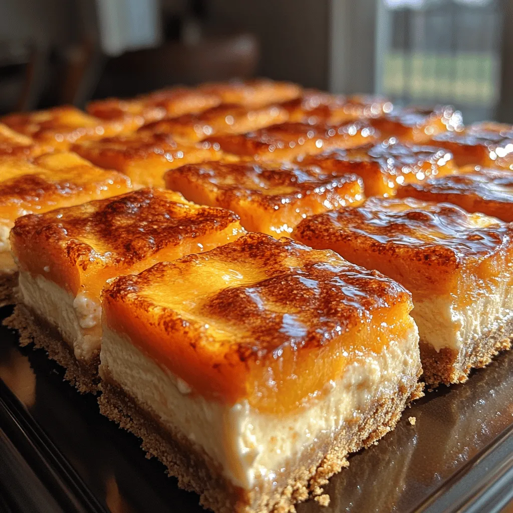 To create the perfect peach cream cheesecake bars, it's essential to understand the role each ingredient plays in achieving that delectable final product. Let's explore the key components of this recipe: