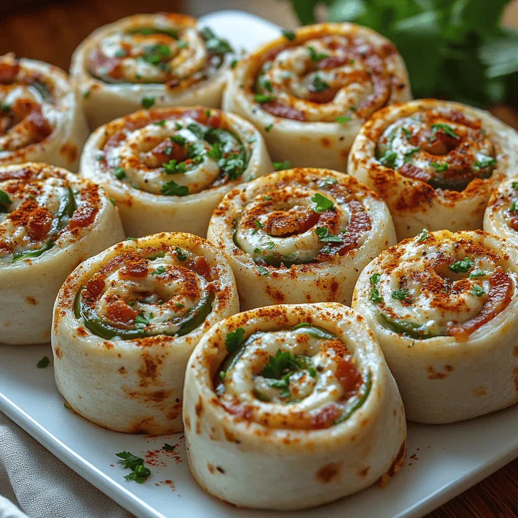 If you're searching for a crowd-pleasing appetizer that combines a delightful mix of flavors and textures, look no further than Jalapeno Popper Pinwheels. These bite-sized treats take the classic jalapeno popper—a favorite among partygoers—and transform them into a fun and easy roll-up version. With a creamy, spicy filling that is both satisfying and addictive, Jalapeno Popper Pinwheels are the perfect addition to any gathering, whether it's a casual game day, a festive holiday party, or a simple get-together with friends.