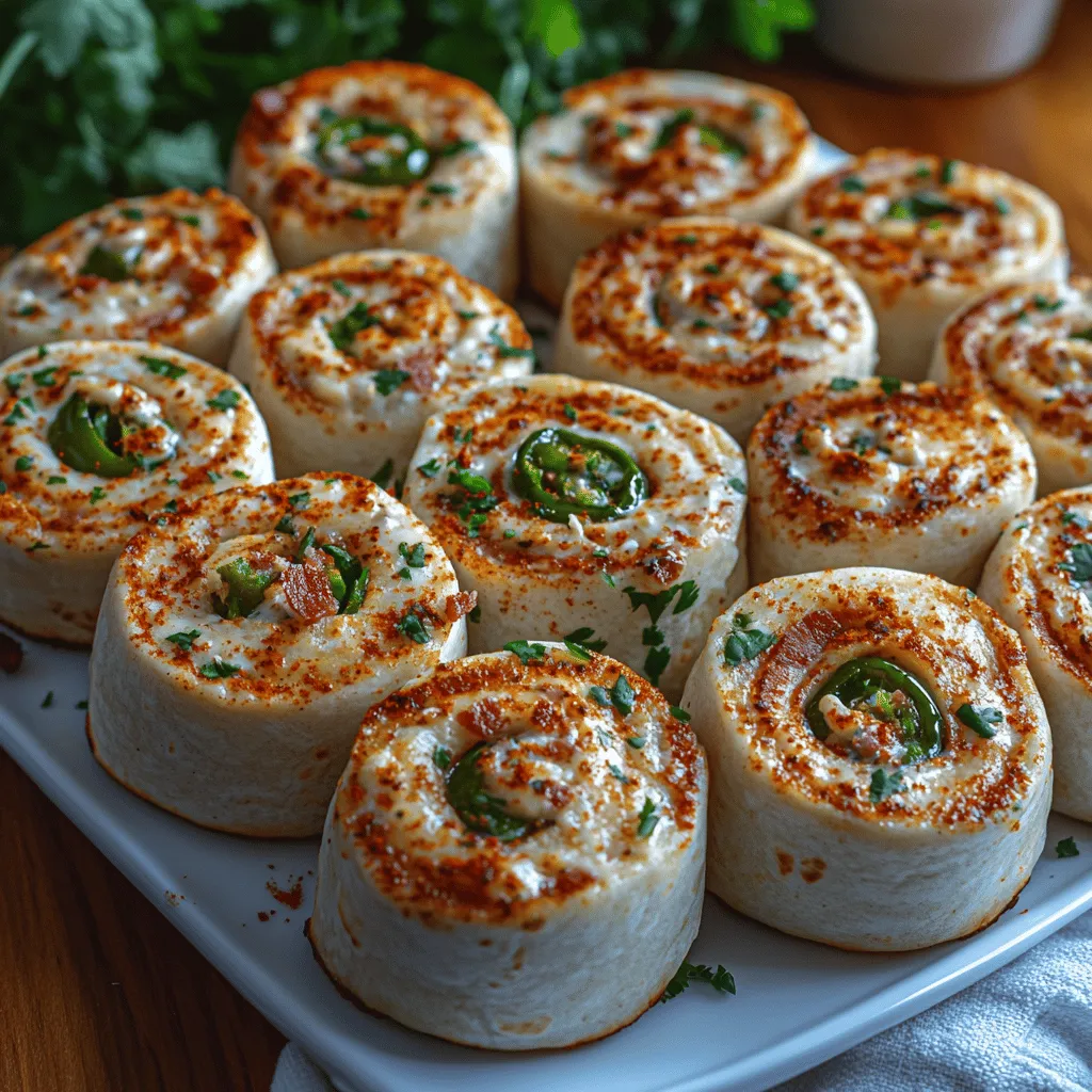 If you're searching for a crowd-pleasing appetizer that combines a delightful mix of flavors and textures, look no further than Jalapeno Popper Pinwheels. These bite-sized treats take the classic jalapeno popper—a favorite among partygoers—and transform them into a fun and easy roll-up version. With a creamy, spicy filling that is both satisfying and addictive, Jalapeno Popper Pinwheels are the perfect addition to any gathering, whether it's a casual game day, a festive holiday party, or a simple get-together with friends.