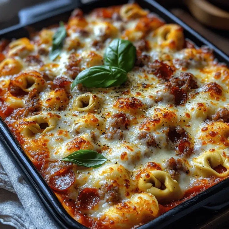 Are you ready to indulge in a dish that tantalizes the taste buds and warms the soul? Introducing Meat Lovers Pizza Tortellini, a delightful recipe that marries the hearty essence of a meat lovers pizza with the comforting texture of cheese tortellini. This dish is not only perfect for satisfying your cravings, but it also serves as an impressive centerpiece for any gathering. With its rich flavors and satisfying textures, Meat Lovers Pizza Tortellini is sure to become a favorite in your household.