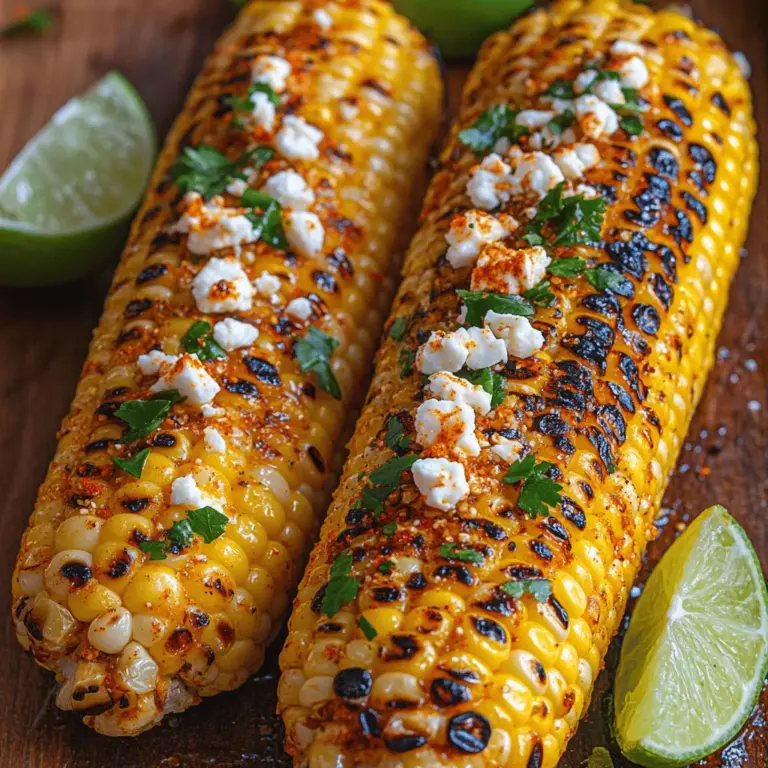 As the sun shines brightly and temperatures rise, nothing embodies the essence of summer quite like grilled corn. This seasonal delight has long been a staple at backyard barbecues, festivals, and beach picnics, serving as a deliciously sweet and smoky side dish that complements a wide array of meals. Among the myriad of ways to enjoy this golden vegetable, the Zesty Chili Lime Grilled Corn stands out with its vibrant flavor profile, combining the sweetness of fresh corn with the heat of chili and the refreshing tang of lime. This recipe not only captures the spirit of summer but also elevates the humble ear of corn into a dish that is bursting with flavor.