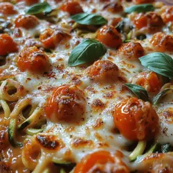 In the culinary world, the term "comfort food" often evokes images of cheesy pasta dishes, hearty casseroles, and satisfying layers of flavor. The Cheesy Parmesan Zucchini Noodle Bake is an innovative take on classic comfort food that allows you to indulge without the guilt. This delightful dish captures the essence of your favorite pasta bakes while substituting traditional noodles with zucchini noodles—commonly referred to as "zoodles." This not only reduces carbohydrates but also adds a burst of fresh flavor and nutrition to your meal.