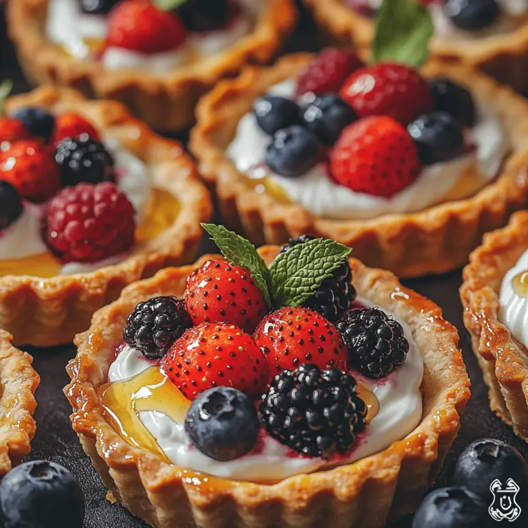 There’s something undeniably appealing about tartlets. These charming little desserts not only look elegant but also offer a delightful balance of flavors and textures that make them a favorite among dessert lovers. With their flaky, buttery shells and luscious fillings, tartlets can elevate any gathering or meal. The Smashed Berry Yogurt Tartlets take this classic dessert to a new level, incorporating fresh berries and creamy yogurt for a treat that’s both refreshing and indulgent.