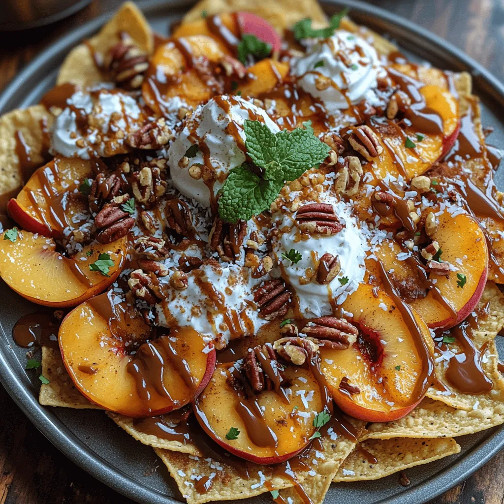 Caramel Peach Nachos Recipe: A Sweet Twist on a Classic Favorite