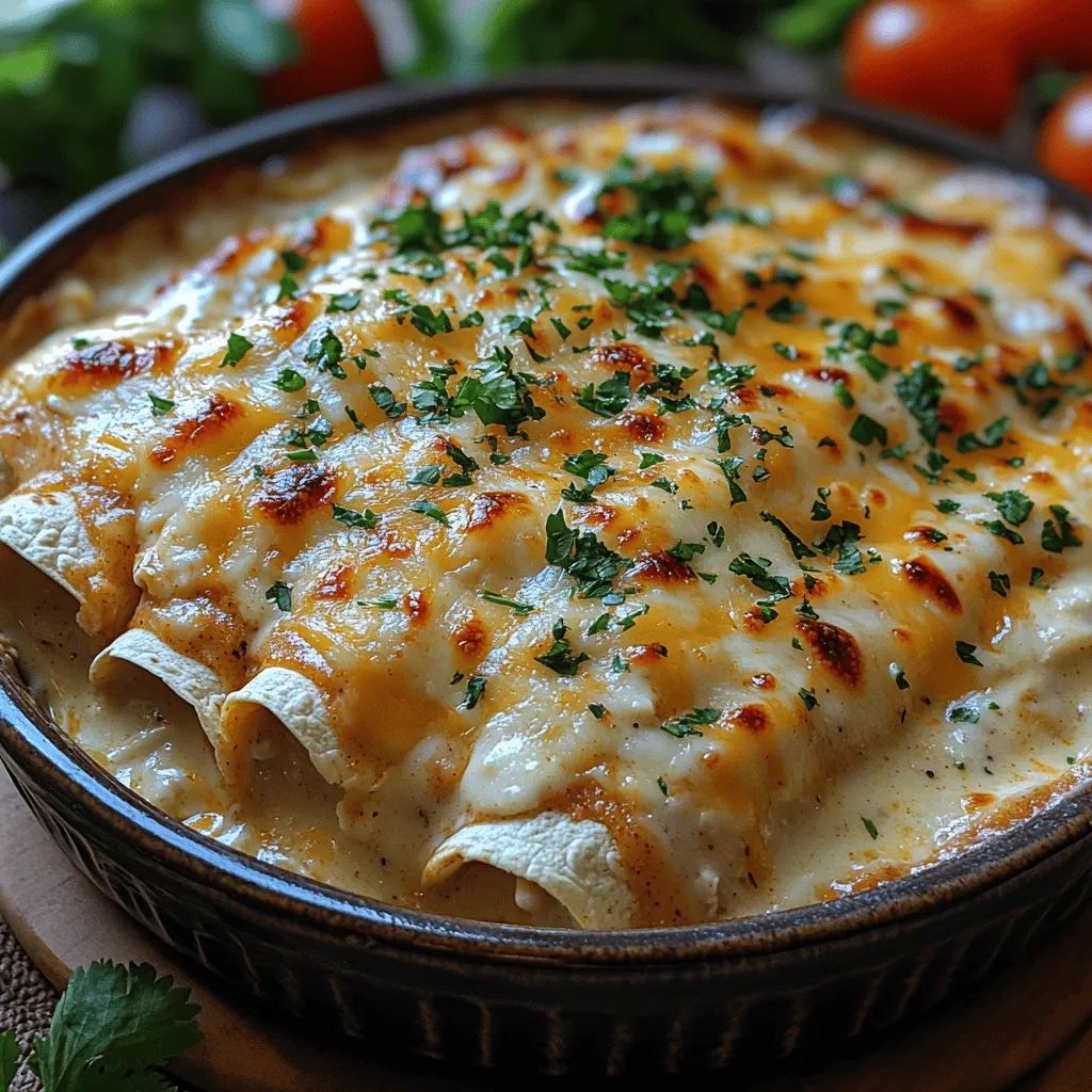 Welcome to the delightful world of creamy white chicken enchilada casserole, a dish that beautifully marries convenience with comfort. This casserole has become a treasured favorite among families and busy individuals alike, thanks to its ease of preparation and the rich tapestry of flavors it offers. Whether you’re navigating a hectic weeknight schedule or planning a potluck gathering, this dish is a versatile and satisfying option that never fails to please.