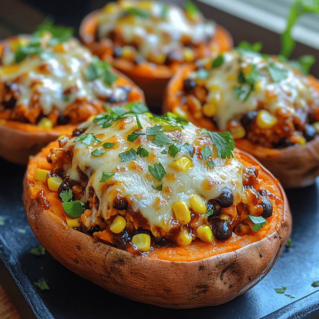 BBQ Chicken Stuffed Sweet Potatoes is a dish that beautifully marries flavor and nutrition, making it a favorite among health-conscious food lovers and busy families alike. This hearty meal not only satisfies your cravings for something savory and filling but also packs a punch of nutrients that can enhance your overall well-being. The natural sweetness of the sweet potatoes complements the smoky, tangy flavors of the BBQ chicken, creating a delightful balance that is hard to resist.