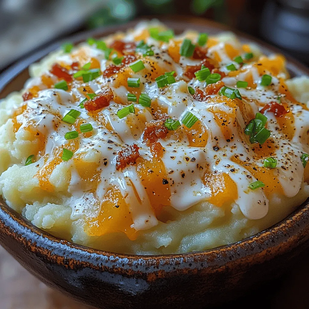 When it comes to comfort food, few dishes can rival the richness and warmth of mashed potatoes. These fluffy, creamy delights have graced tables across the globe, making them a staple in culinary traditions and gatherings. Whether served as a side dish during holiday feasts or as a comforting meal on a chilly evening, mashed potatoes have a special place in our hearts and our stomachs. This recipe for Cheesy Bacon Bliss Loaded Mashed Potatoes takes this beloved classic to a whole new level by infusing it with indulgent flavors that are sure to impress.