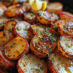 Garlic Herb Roasted Radishes is a delightful and healthy side dish that brings out the best in these often-overlooked root vegetables. While many people might think of radishes as mere salad garnishes, roasting transforms their flavor profile, making them tender, sweet, and incredibly savory. The dish is not only easy to prepare but is also versatile enough to be served on various occasions, from weeknight dinners to festive gatherings. Whether you're a seasoned cook or just starting your culinary journey, this recipe promises to impress your taste buds and elevate your meal.
