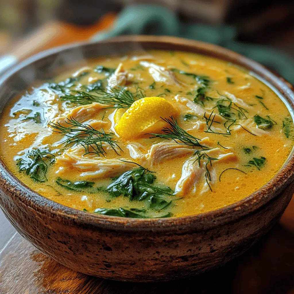 Avgolemono, a classic Greek dish, is a delightful representation of the Mediterranean's culinary heritage. This traditional soup, characterized by its creamy, tangy flavor profile, has warmed hearts and filled bellies for centuries. Known for its comforting qualities, Avgolemono is often served during family gatherings, holidays, and special occasions, making it a staple in many Greek homes. Its unique combination of chicken, rice, and a velvety egg-lemon sauce creates a dish that is not only satisfying but also nourishing.