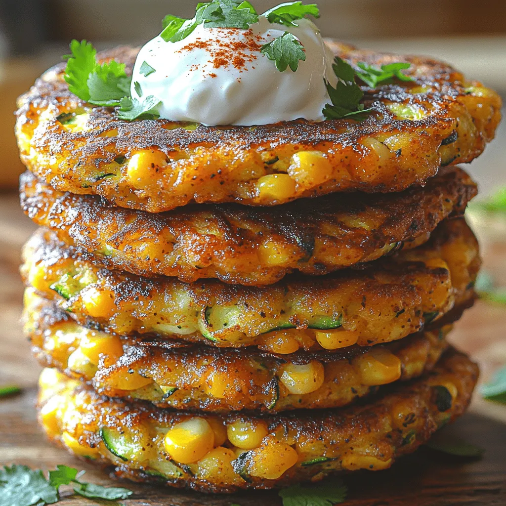 Zucchini Corn Fritter Stacks are a delightful dish that seamlessly bridges the gap between appetizer and main course. These mouthwatering fritters are not only visually appealing but also packed with flavor, making them an excellent choice for gatherings, picnics, or a cozy family dinner. Their versatility allows them to shine as a standalone dish or to be served alongside fresh salads or dipping sauces. As an added bonus, these fritters are a fantastic way to utilize fresh produce, particularly during summer months when zucchini and corn are in abundance.