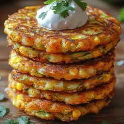 Zucchini Corn Fritter Stacks are a delightful dish that seamlessly bridges the gap between appetizer and main course. These mouthwatering fritters are not only visually appealing but also packed with flavor, making them an excellent choice for gatherings, picnics, or a cozy family dinner. Their versatility allows them to shine as a standalone dish or to be served alongside fresh salads or dipping sauces. As an added bonus, these fritters are a fantastic way to utilize fresh produce, particularly during summer months when zucchini and corn are in abundance.