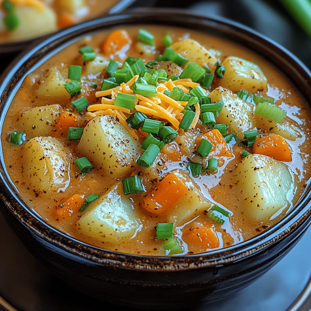 Irish Potato Soup is more than just a dish; it embodies the heart and soul of Irish cuisine. Traditionally a comforting staple, this soup has been passed down through generations, often enjoyed during family gatherings or celebrated on chilly evenings. The humble potato serves as the star ingredient, reflecting the resilience and resourcefulness of Irish culture. Potatoes have been a significant part of Ireland's agricultural landscape for centuries, and their versatility shines through in this rustic soup.