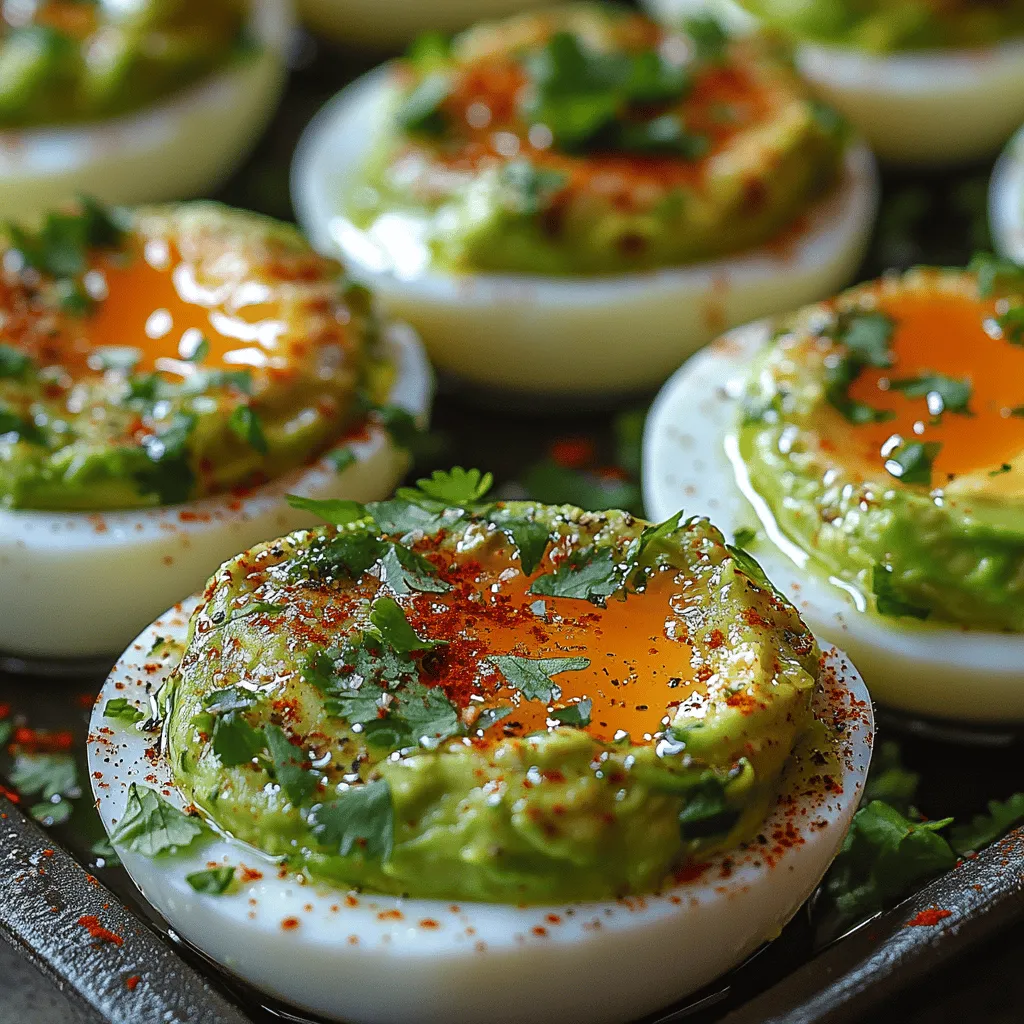 In recent years, avocado has become a culinary superstar, gracing everything from toast to smoothies. This creamy, nutrient-dense fruit not only adds a luscious texture to dishes but also packs a nutritional punch, making it a favorite among health enthusiasts and foodies alike. Avocado-based recipes are on the rise, and one dish that beautifully marries the richness of avocado with a classic favorite is the Avocado Deviled Egg.