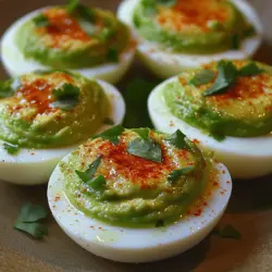 In recent years, avocado has become a culinary superstar, gracing everything from toast to smoothies. This creamy, nutrient-dense fruit not only adds a luscious texture to dishes but also packs a nutritional punch, making it a favorite among health enthusiasts and foodies alike. Avocado-based recipes are on the rise, and one dish that beautifully marries the richness of avocado with a classic favorite is the Avocado Deviled Egg.