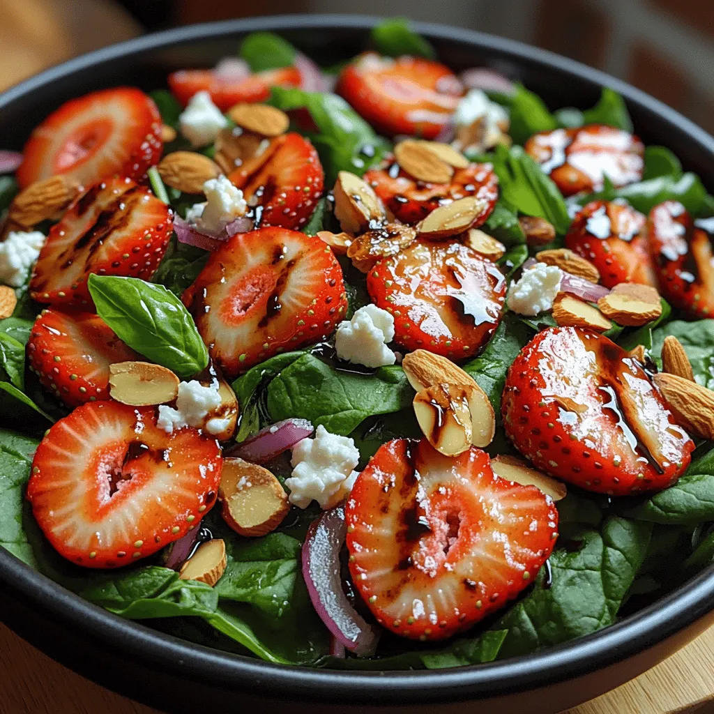 Fresh salads have long been celebrated for their vibrant flavors and nutritional benefits, making them a popular choice for health-conscious eaters and food enthusiasts alike. As the seasons change and summer approaches, the appeal of fresh produce grows, offering a myriad of delicious options for creating light, refreshing dishes. One standout option that embodies the essence of summer is the Strawberry Bliss Spinach Salad. This delectable salad effortlessly combines the sweetness of ripe strawberries with the earthy richness of baby spinach, resulting in a dish that is not only visually stunning but also bursting with flavor and health benefits.